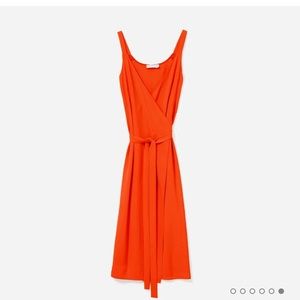 Everlane Japanese GoWeave Tank Wrap Dress